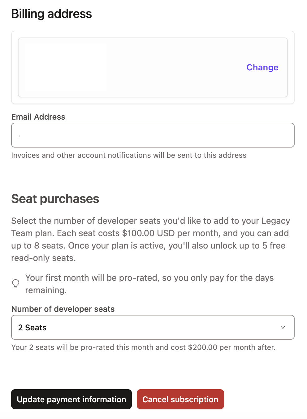 Navigate to Account settings -> Users to modify dbt users